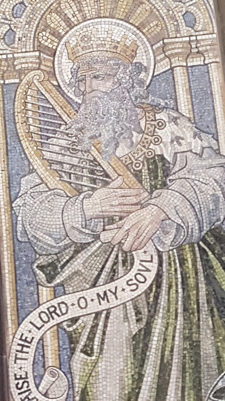 St David in the mosaic 