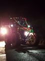 Pretty lights on the tractors 