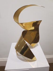 A Twentyman brass sculpture 