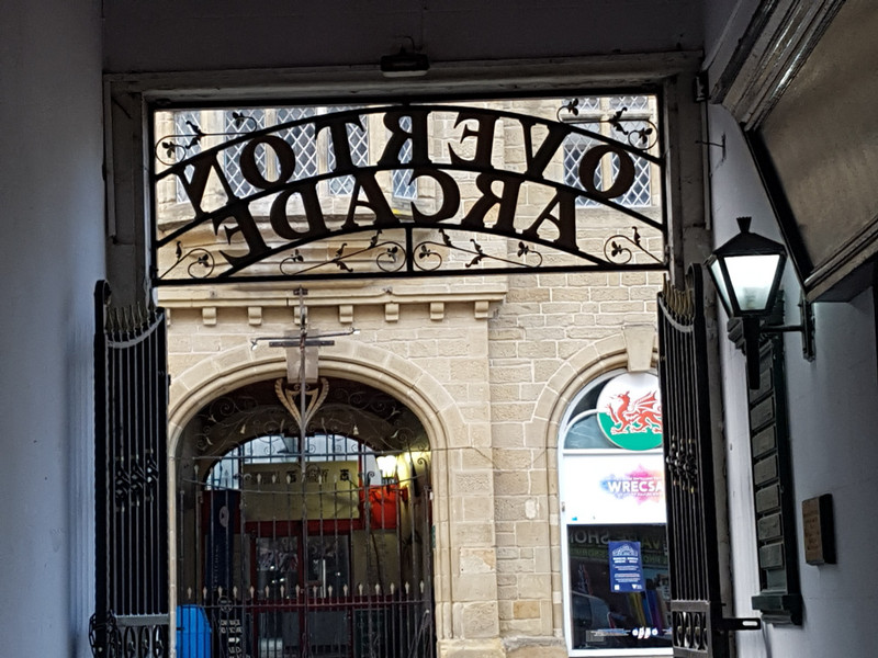 The old Meat Market entrance - down High Street 