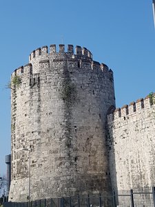 one of the many towers on the ancient walls 