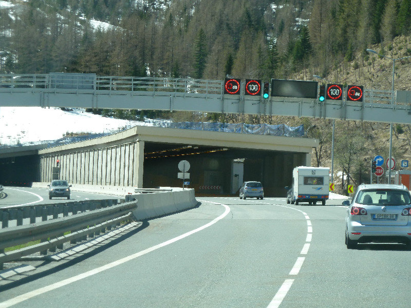 Tauern Tunnel entrance 
