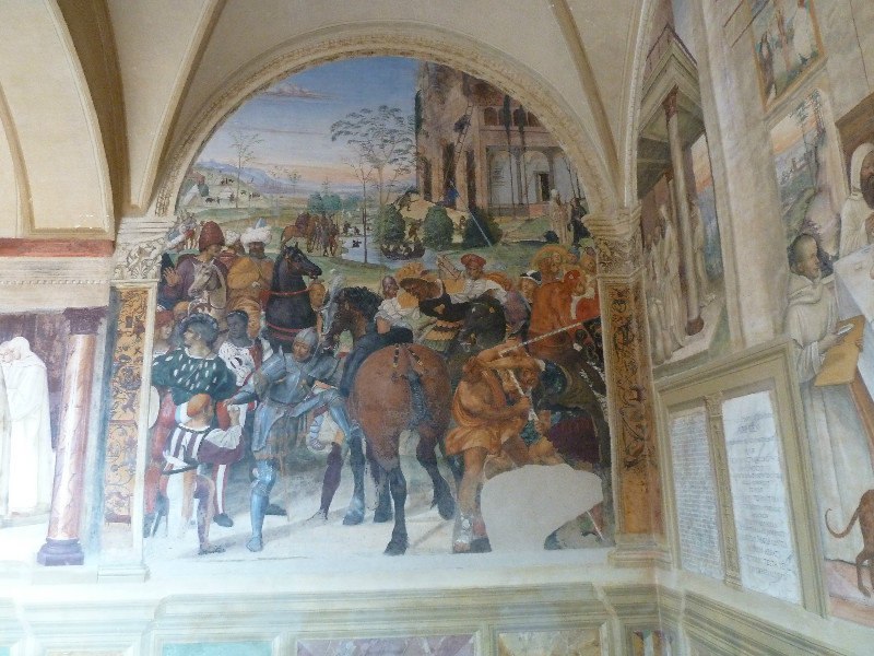 One of the many frescoes 
