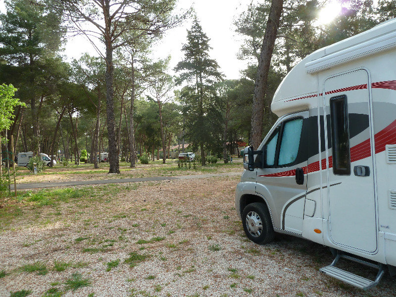 On a campsite at Zadar 