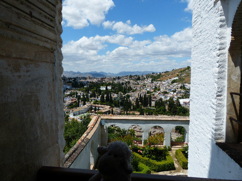 Granada through a window