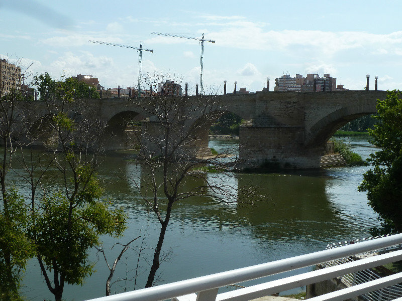 Roman bridge over the Ebro