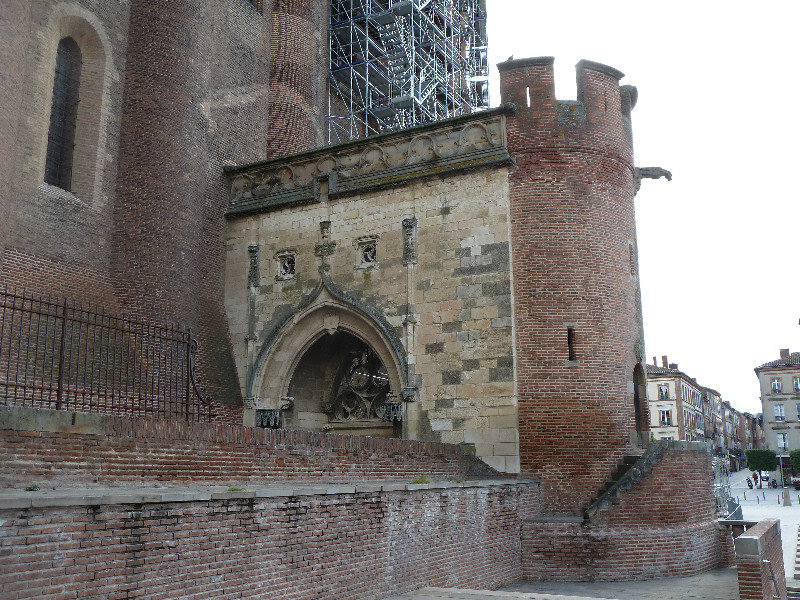Albi cathedral entrance 