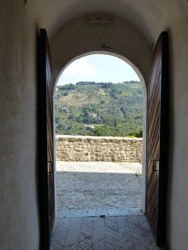 Through the doorway 