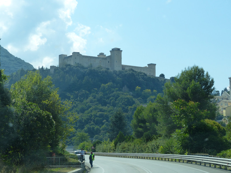 The Rocca from the road 