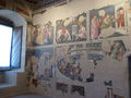 Incomplete frescoes in the Rocca 