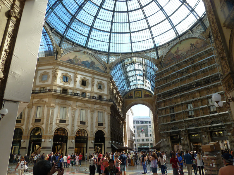Milan shopping gallery 