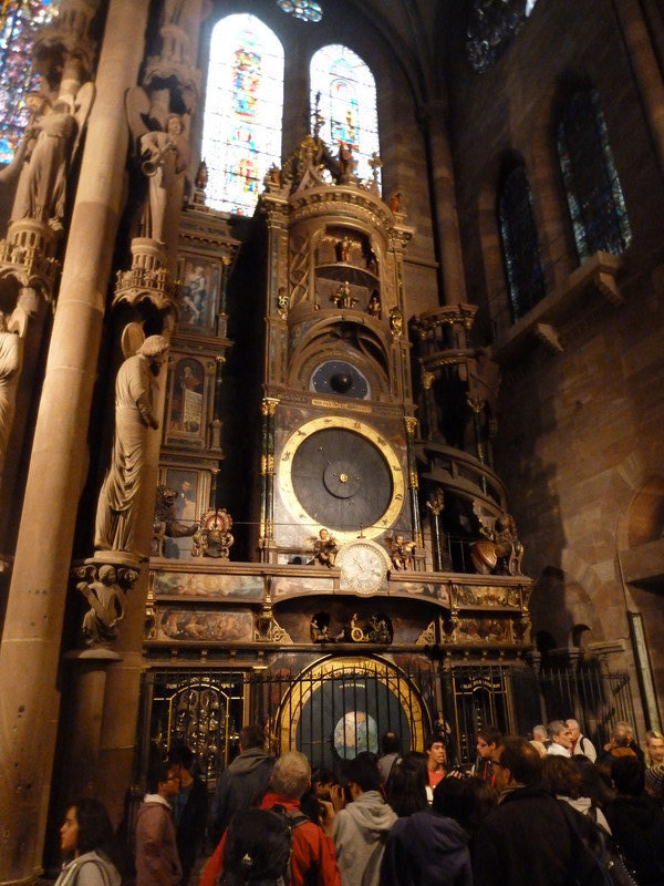 Astronomical clock in cathedral 