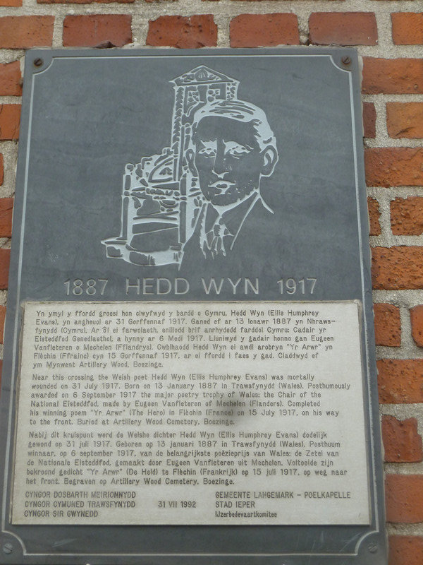 The monument to Hedd Wyn