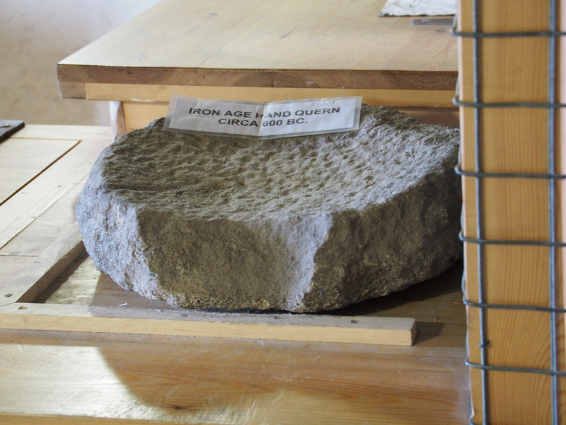 a iron age grinding stone for flour 