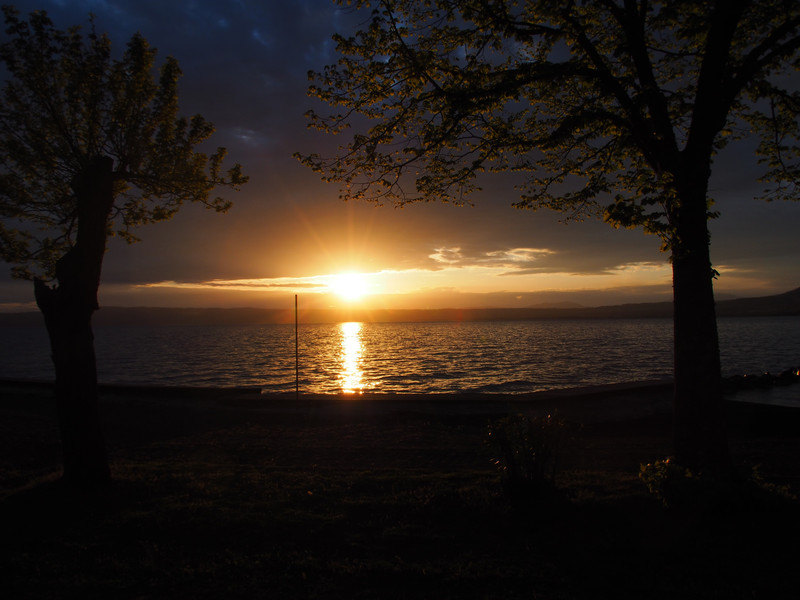 Sunset on Lake Bolsena 