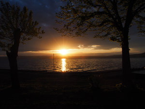 Sunset on Lake Bolsena 