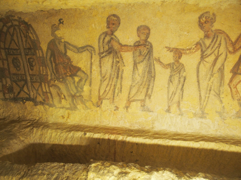 Etruscan tomb decoration 