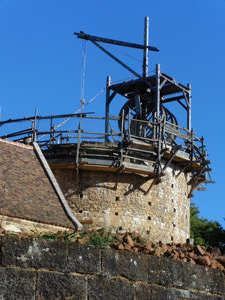 Medieval scaffolding 