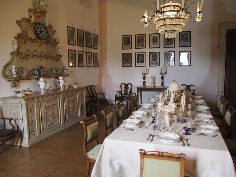 the dining room 