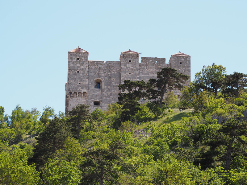 Senj castle high on the hill 