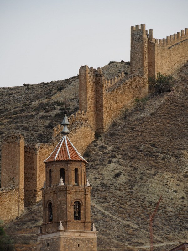 The castle walls 