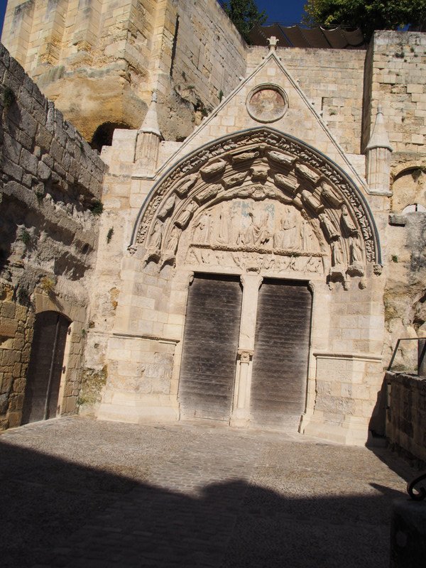 Monolythic church doorway 