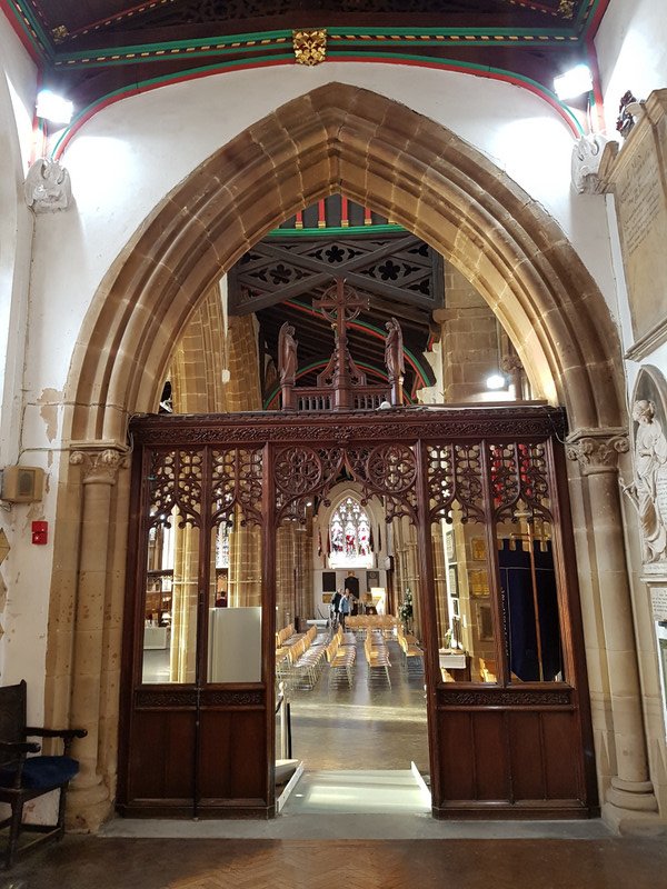 Through the nave 