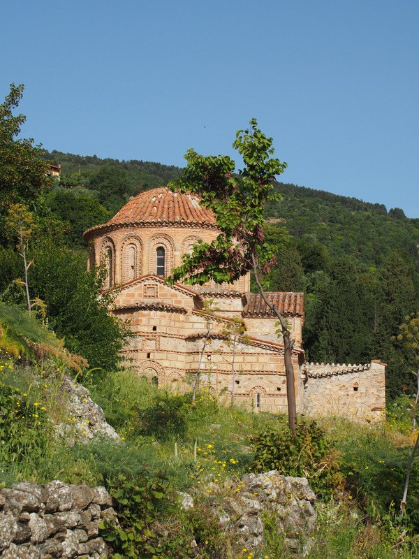 one of the many churches at Mystras