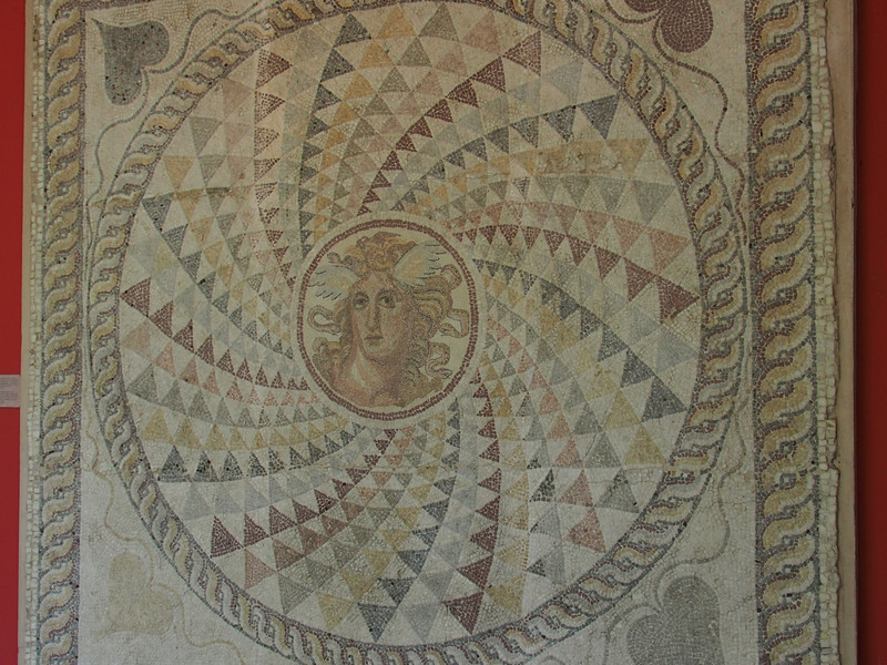 Roman mosaics in the museum 