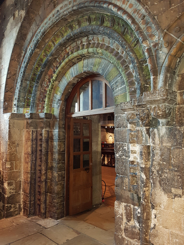 Romanesque doorway to Norwich castle 