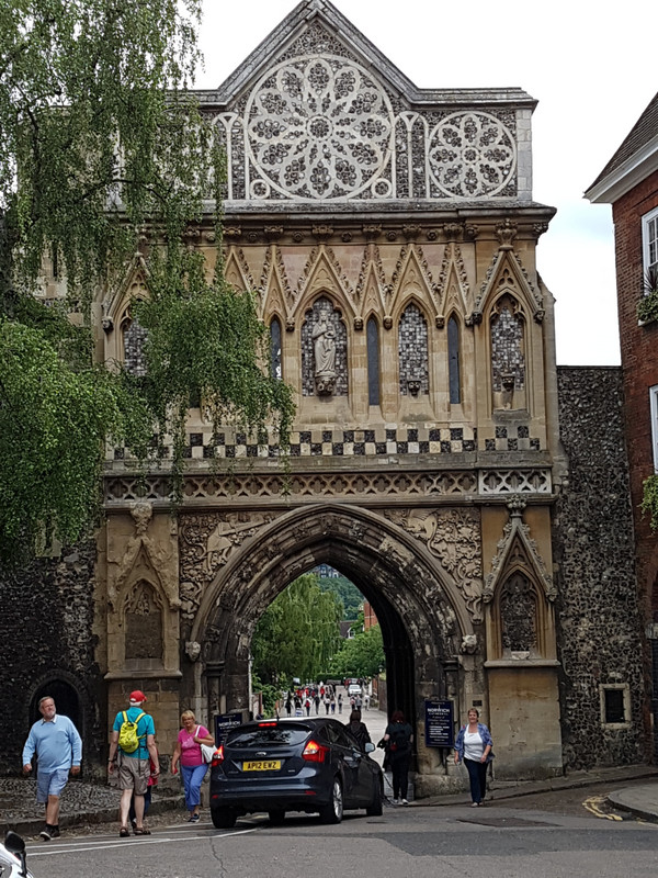 The gateway to the cathedral close 