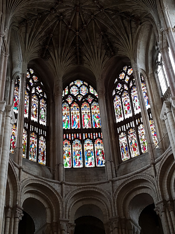Stained glass in the cathedral 