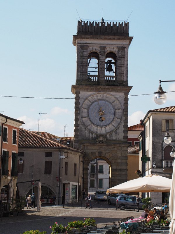 The clocktower in Este