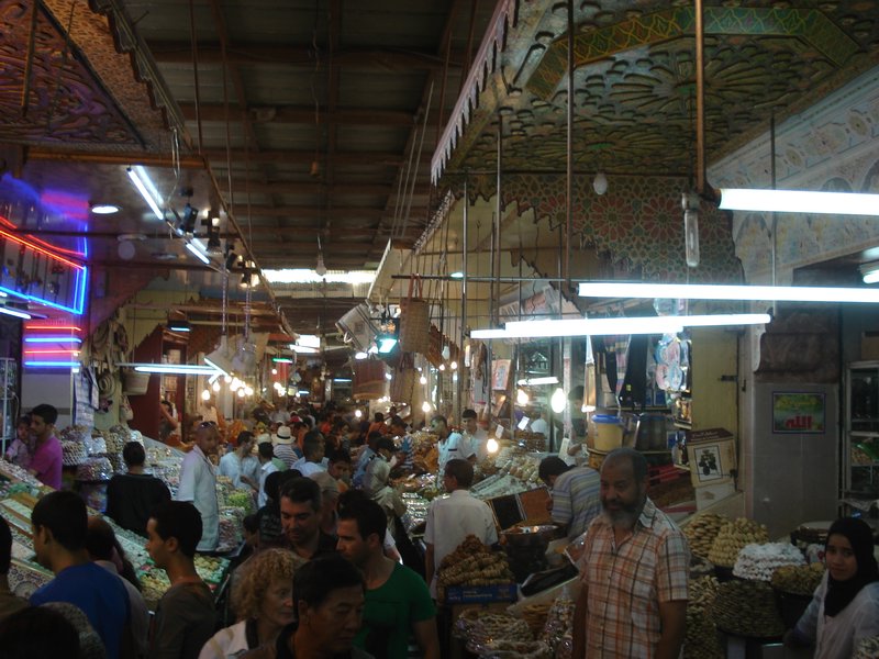 DSC01306 The market of Meknes