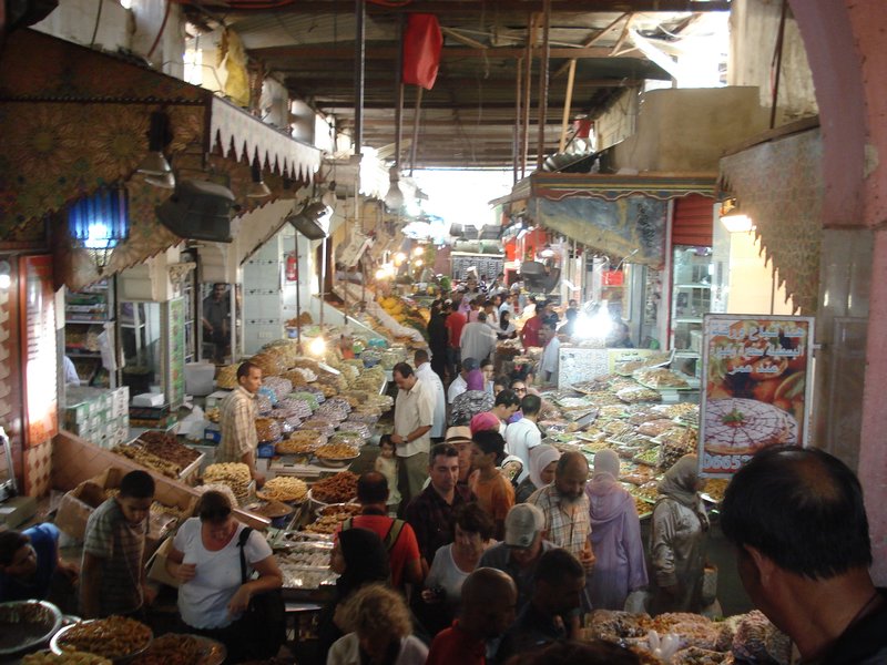DSC01307 The market of Meknes