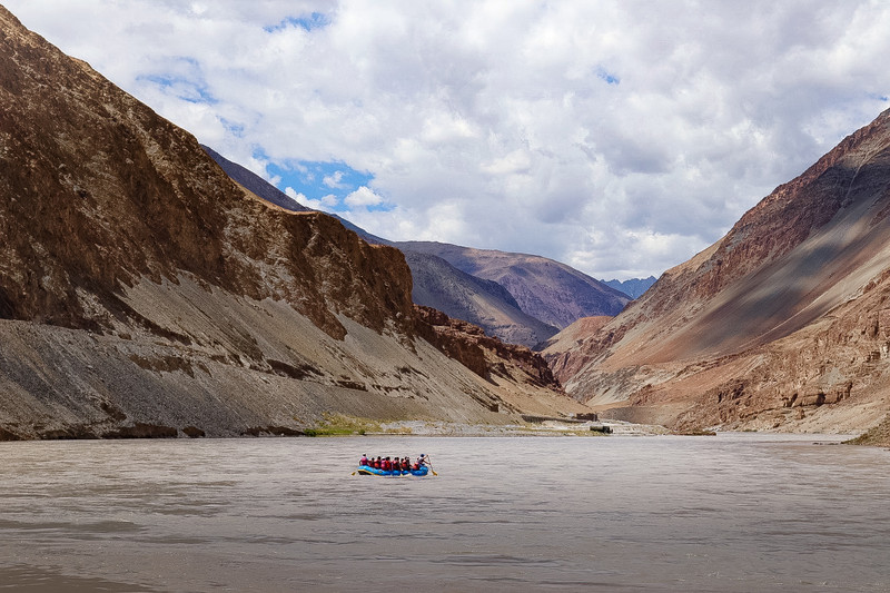 Indus and Zanskar River 