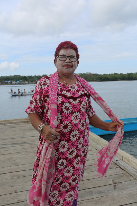The lady from Pedawa Island