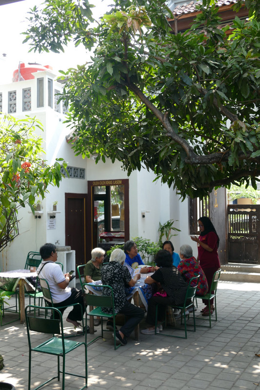 grannies get together at Rumah Oei