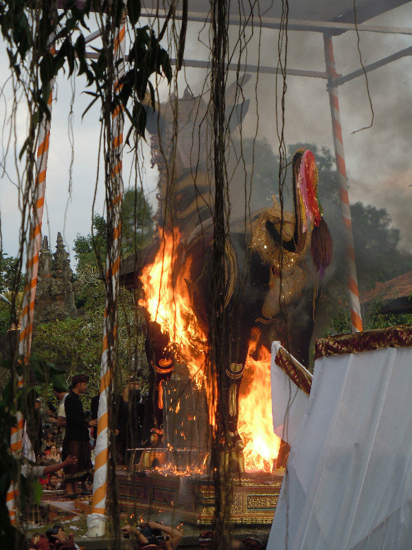 The burning of the Bull