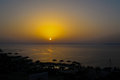 Famous sunset of Santorini
