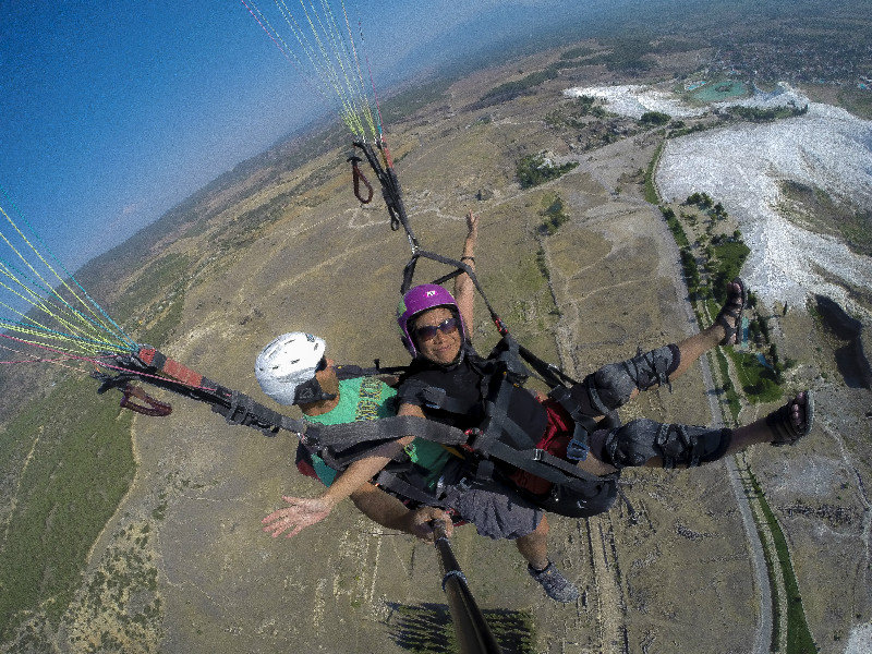 Paragliding at Pamukale