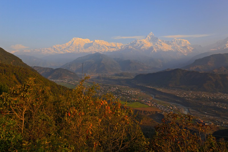 The view from Sarangkot Hill