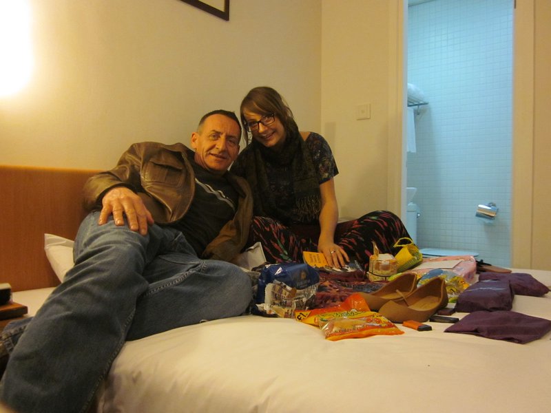With Dad and all my presents, thank you so much everyone!! 