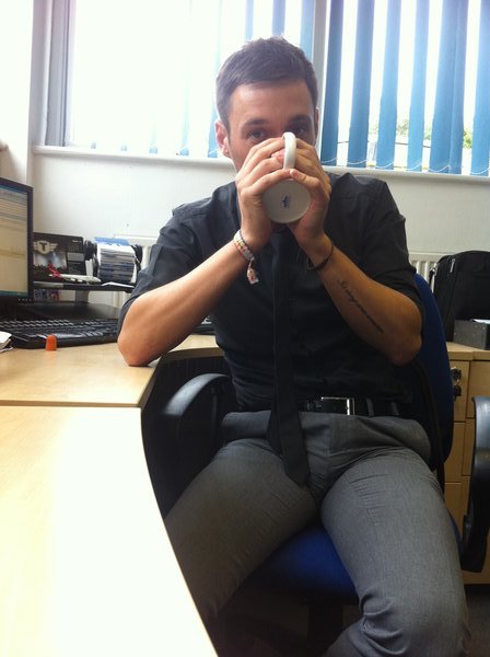 Andy and his mug!