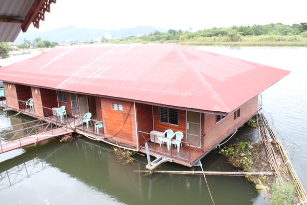 Our guesthouse on the River Kwai