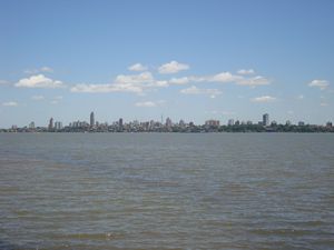 View of Posadas, Argentina