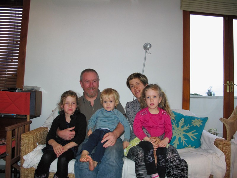 Roland, Jacquie with their children - Erin, Owen & Kieria