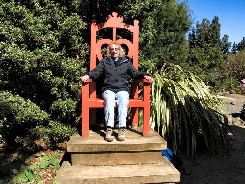 The 'Queen' on her throne