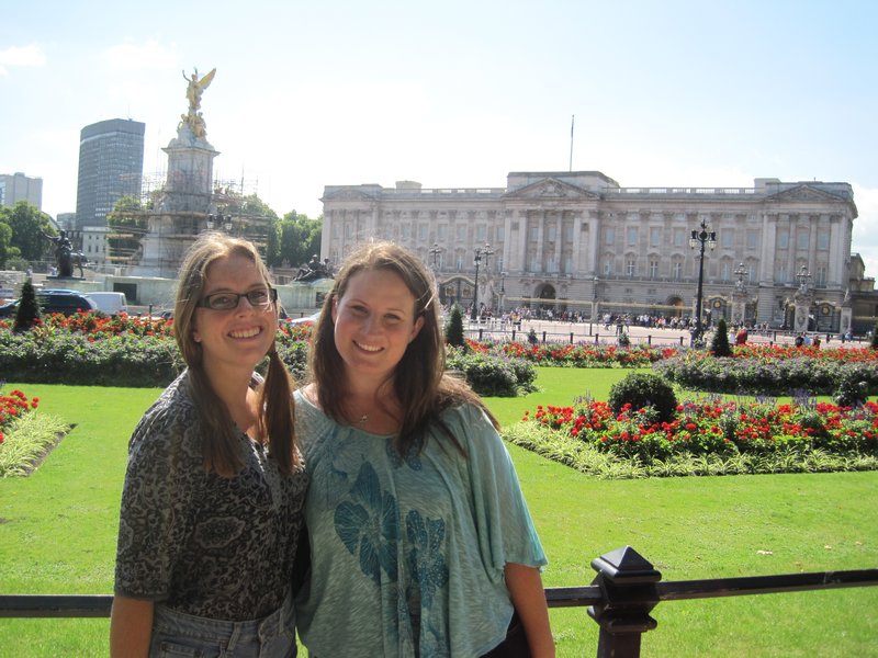 Becky and I at Buckingham Palace