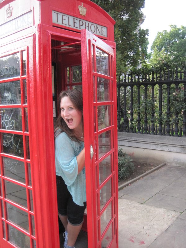 Telephone booth!